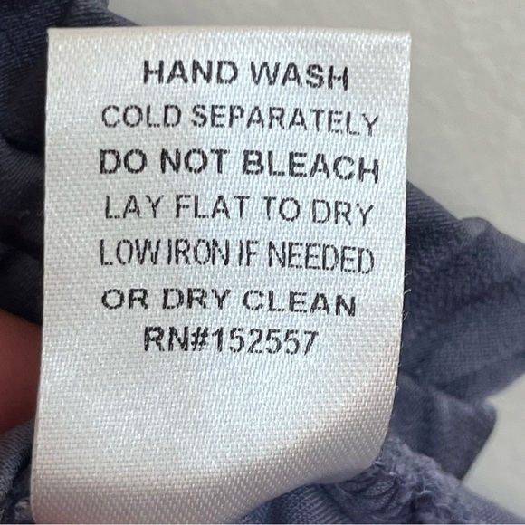 Women’s Bailey Rose Tie Front Adjustable Strap Crop Top Size Large Blue Gray - Picture 6 of 11